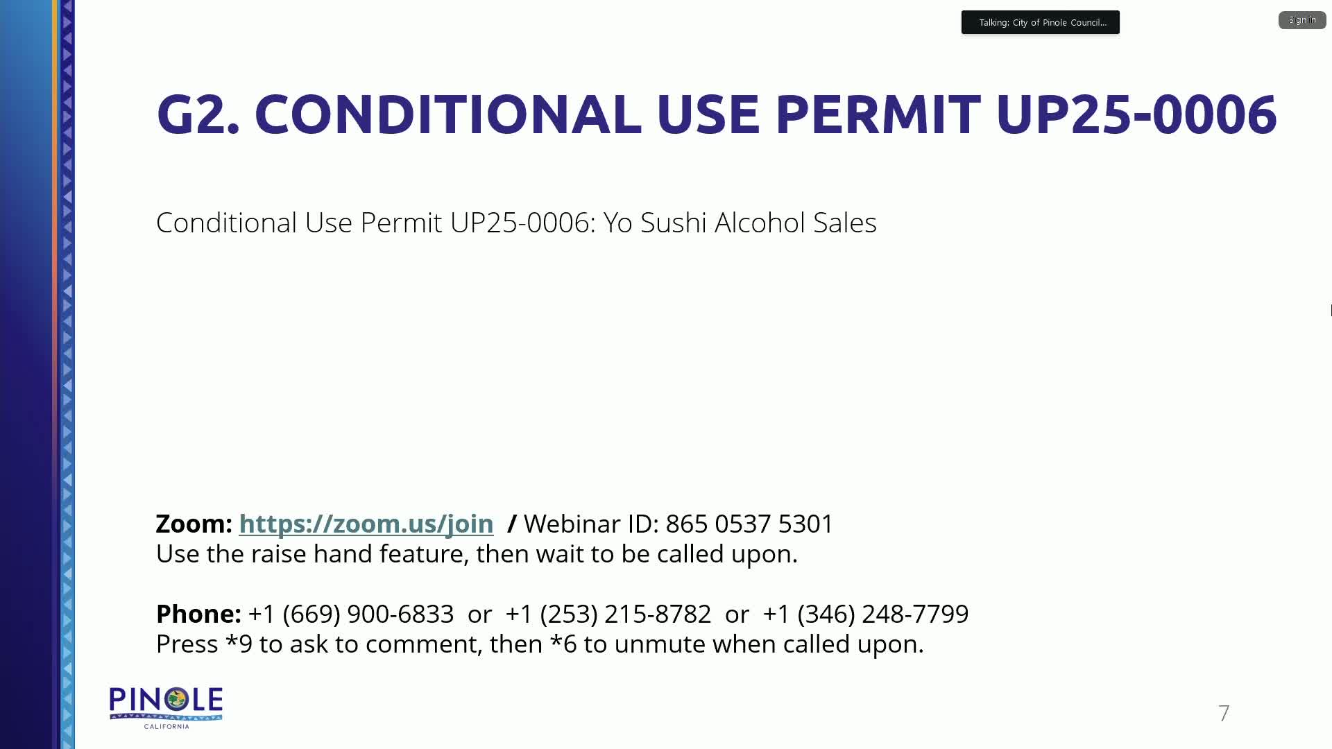 Commission approves Yo Sushi beer-and-wine service with edits to permit conditions