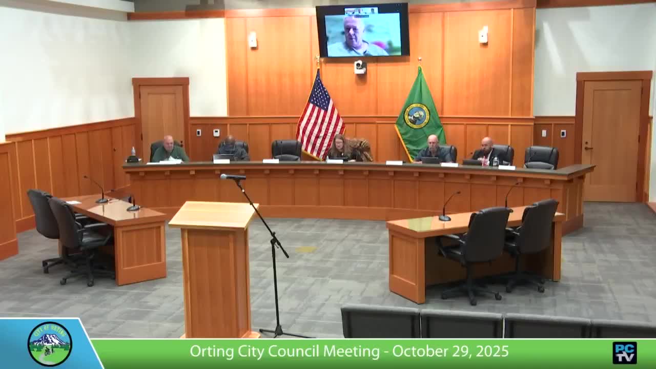 Council adopts updates to Orting Municipal Code Title 10 for building and construction