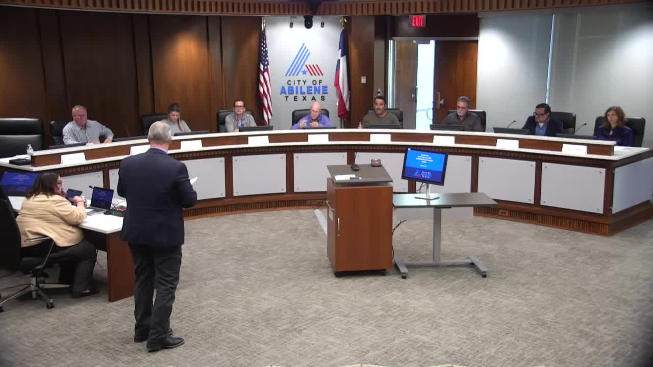 Abilene staff reports progress on five 2025 street-maintenance projects; S10B postponed after cyberattack
