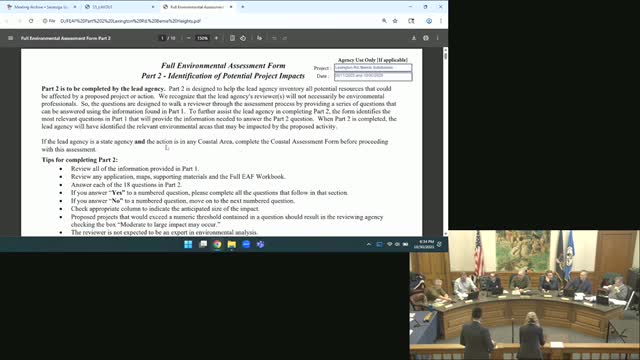 Planning Board approves 120,000‑sq‑ft Skyward Drive warehouse site plan, issues SEQRA negative declaration with conditions