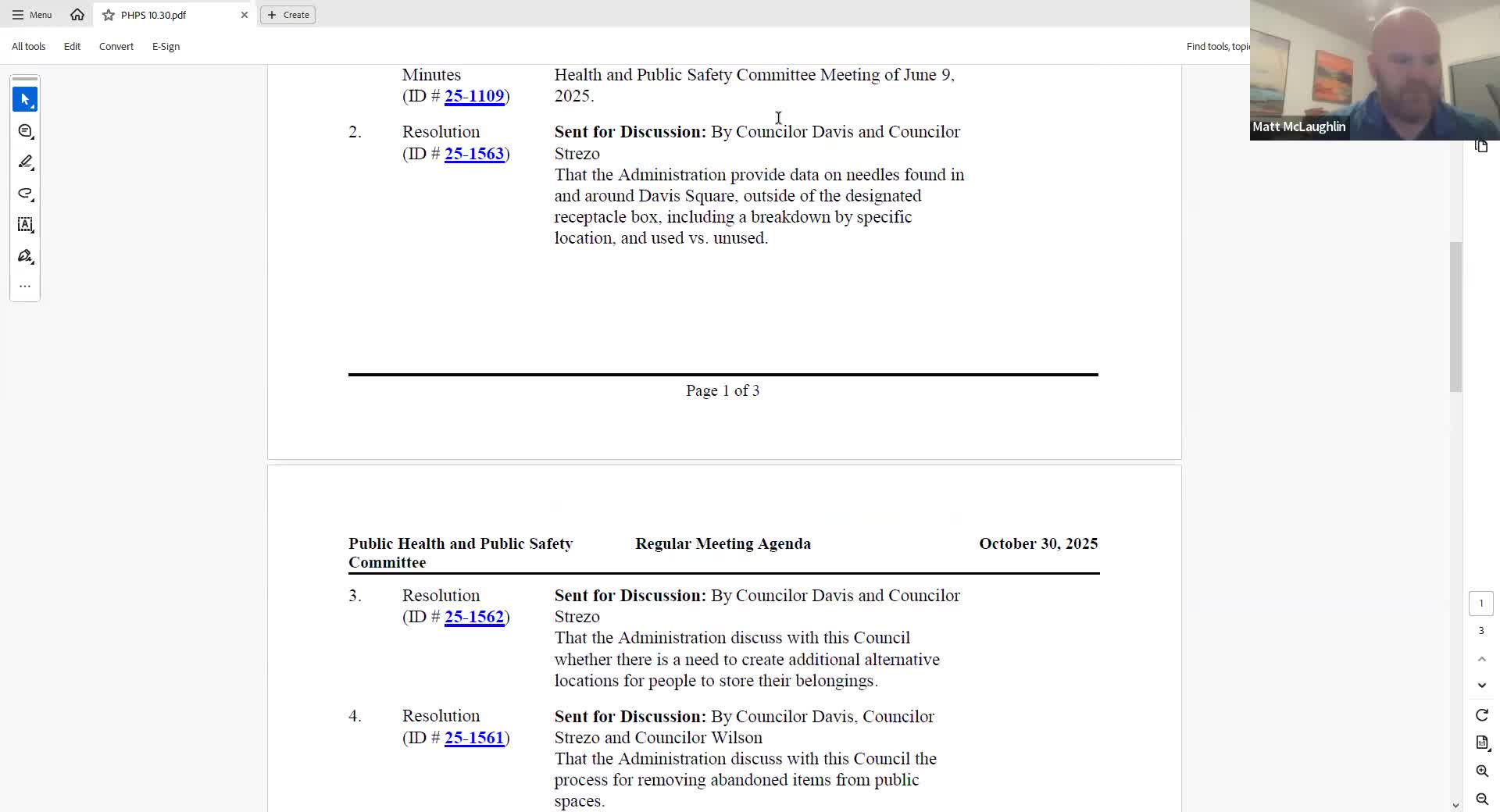 Somerville staff outline storage, disposal and outreach plans for Davis Square amid rising public concerns