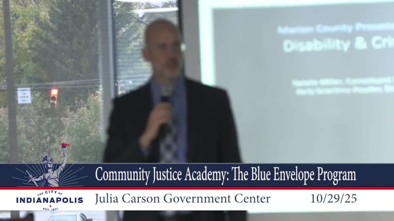 Marion County prosecutors, Arc of Indiana outline "Blue Envelope" to ease police stops for drivers with disabilities