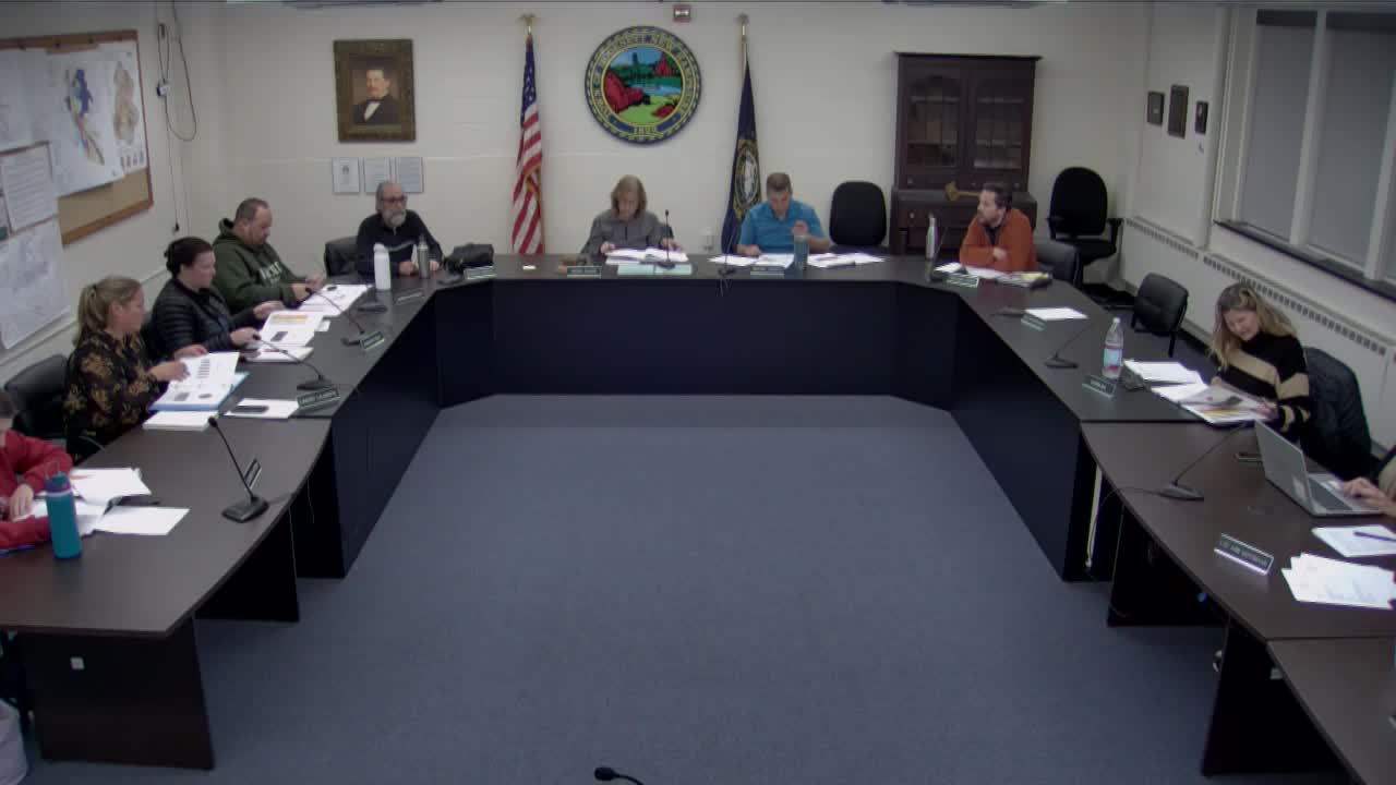 Votes at a glance: Hooksett Budget Committee approves minutes, adjourns