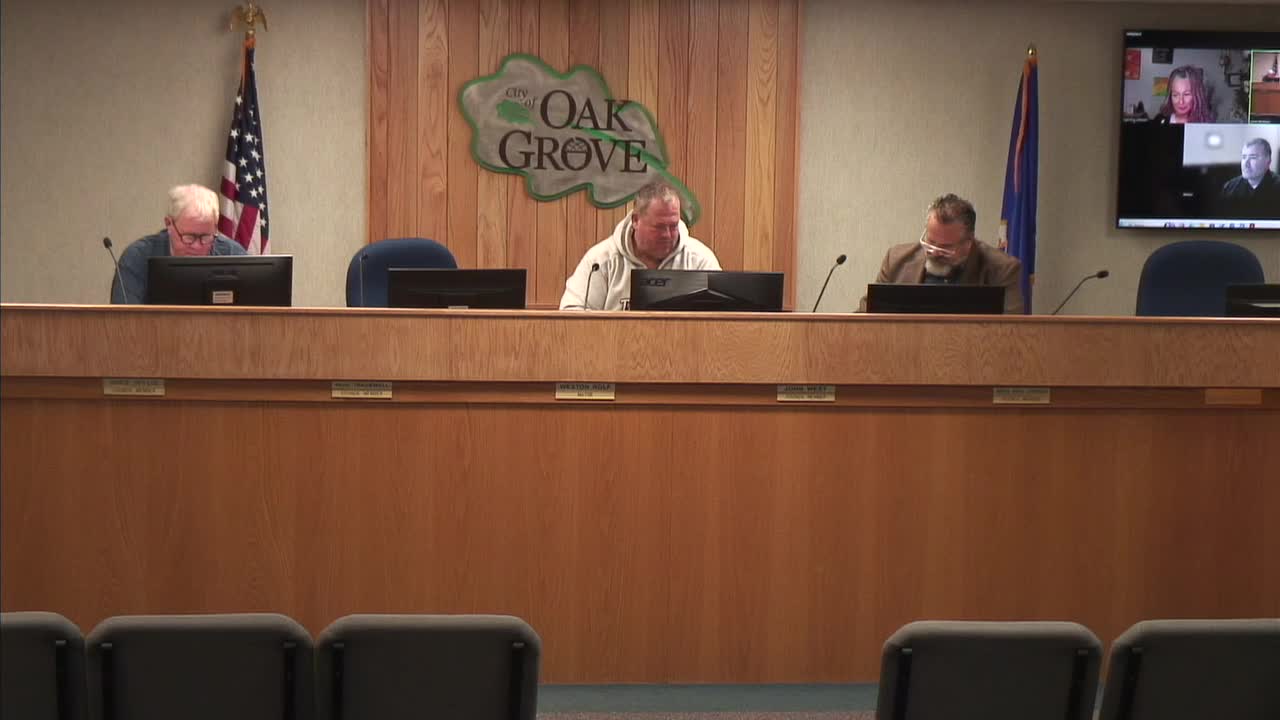 Oak Grove council approves Wickstrom Estate South preliminary and final plat