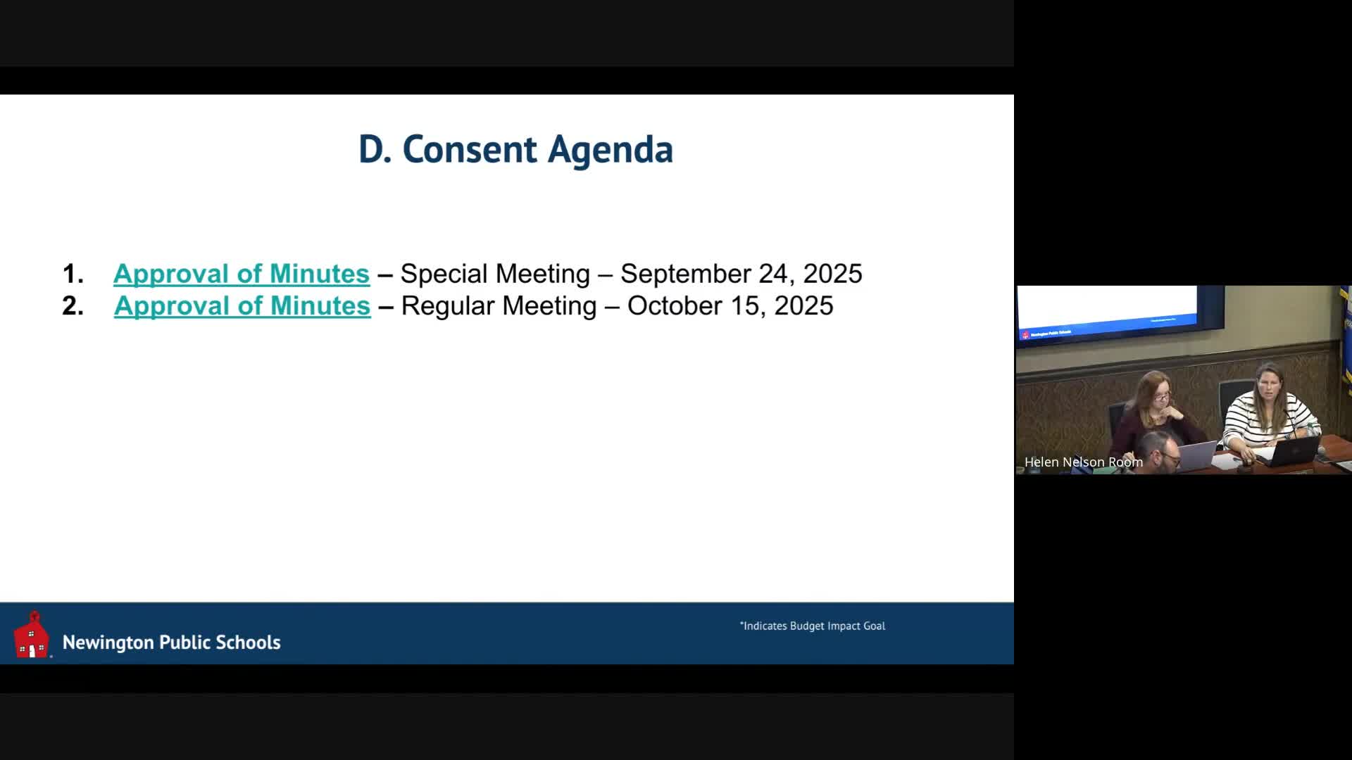 Votes at a glance: consent agenda approved; three policy motions pass 7'6