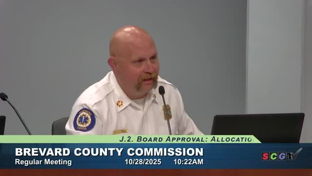 Commission approves $5.5 million for Brevard County Fire Rescue apparatus; one commissioner votes no over staffing priorities