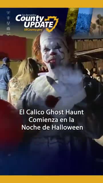 County bulletin promotes Halloween-night "El Calco Ghost Hunt" event