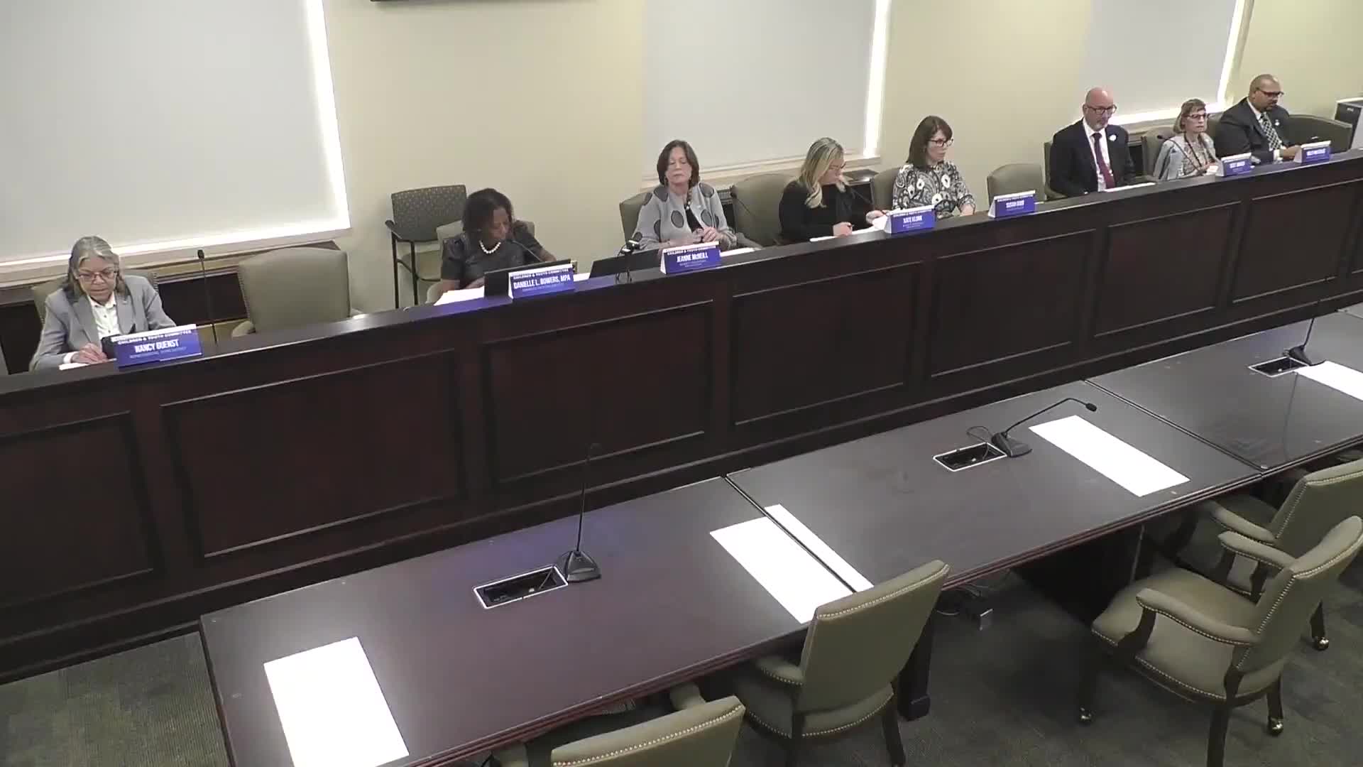 Committee reports resolution recognizing Students Experiencing Homelessness Awareness Week