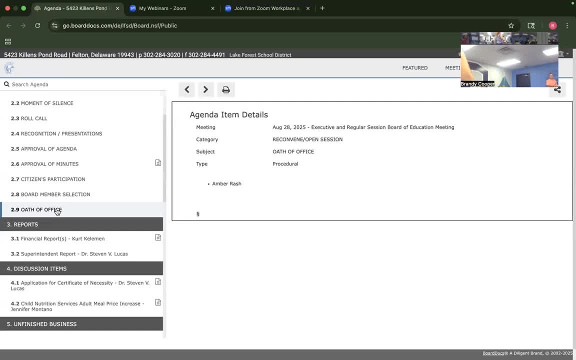 Lake Forest board hears strong July 1 financial snapshot, approves FY2026 preliminary budget