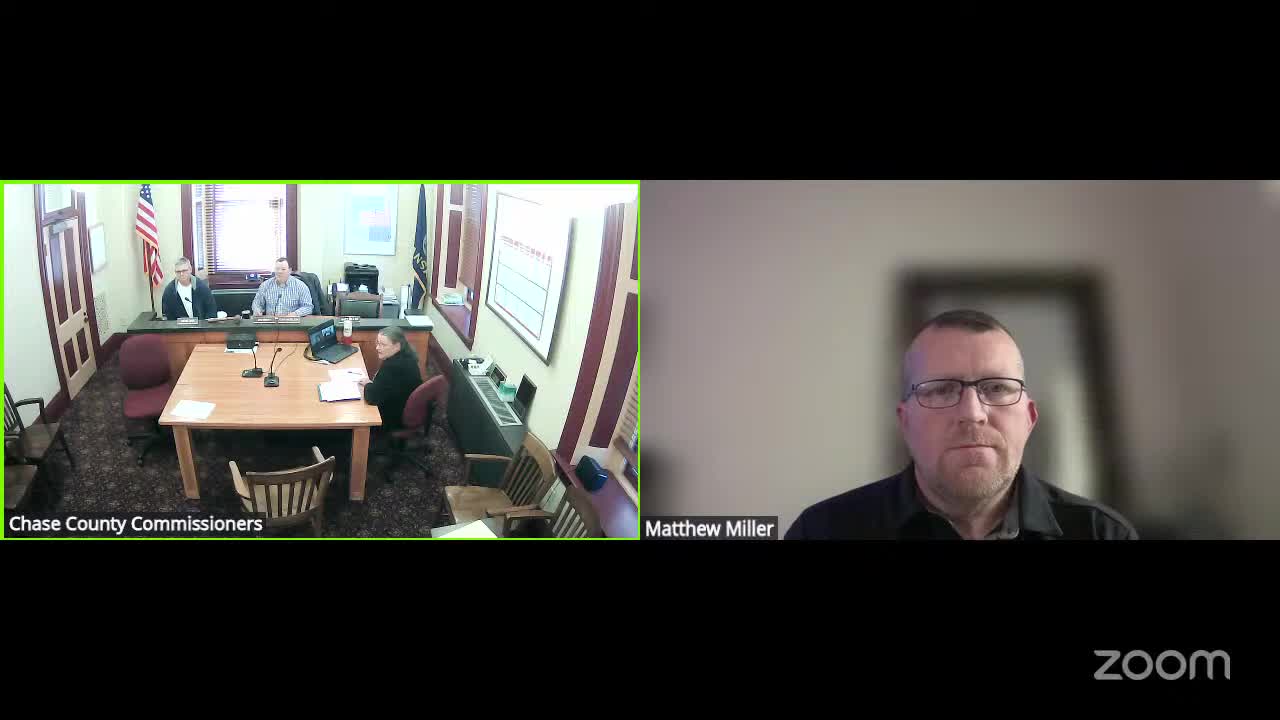 Chase County agrees to move Road & Bridge to 201 Walnut, restrict after-hours access from fire station