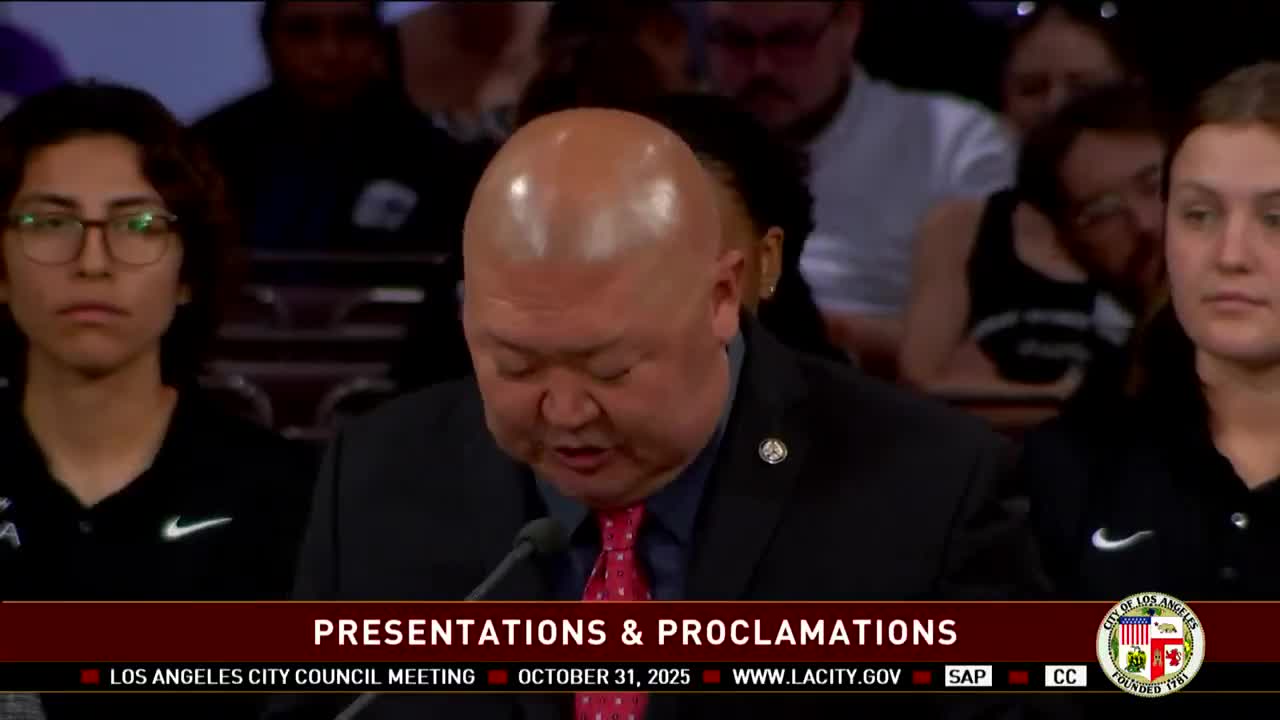 Council proclaims day for volunteer coaches, highlights PlaySafe LA and LA28 youth sports legacy funding