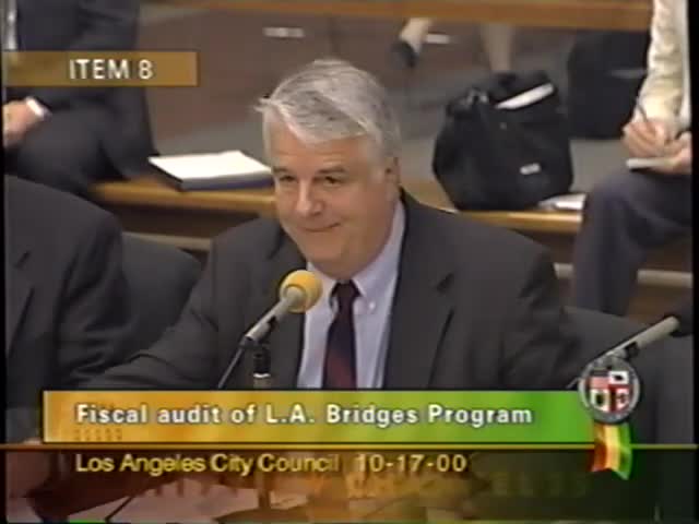 Council approves ad hoc committee report on LA Bridges fiscal audit after debate over questioned costs