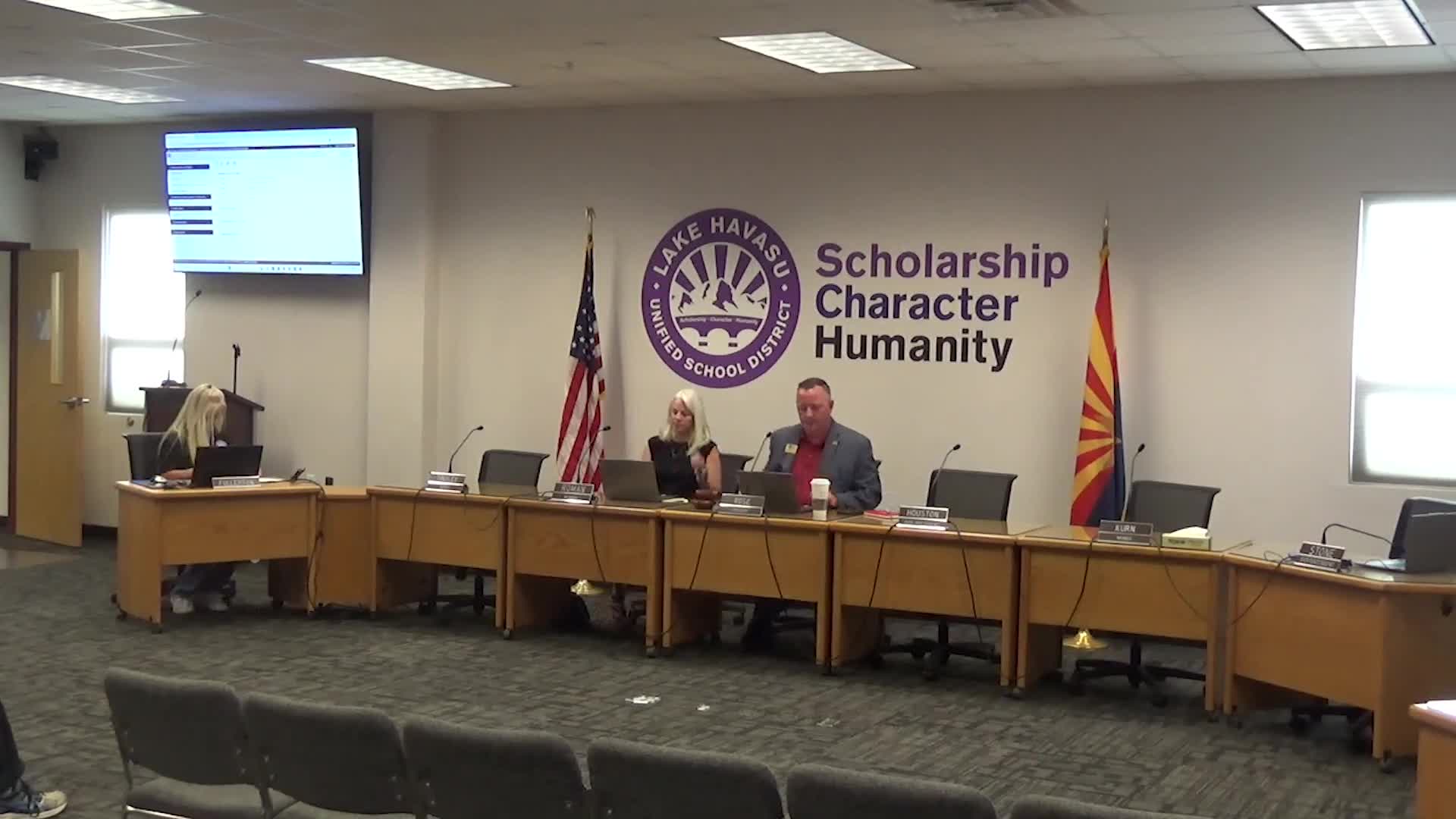 Lake Havasu Unified School District board approves two items, then adjourns special session