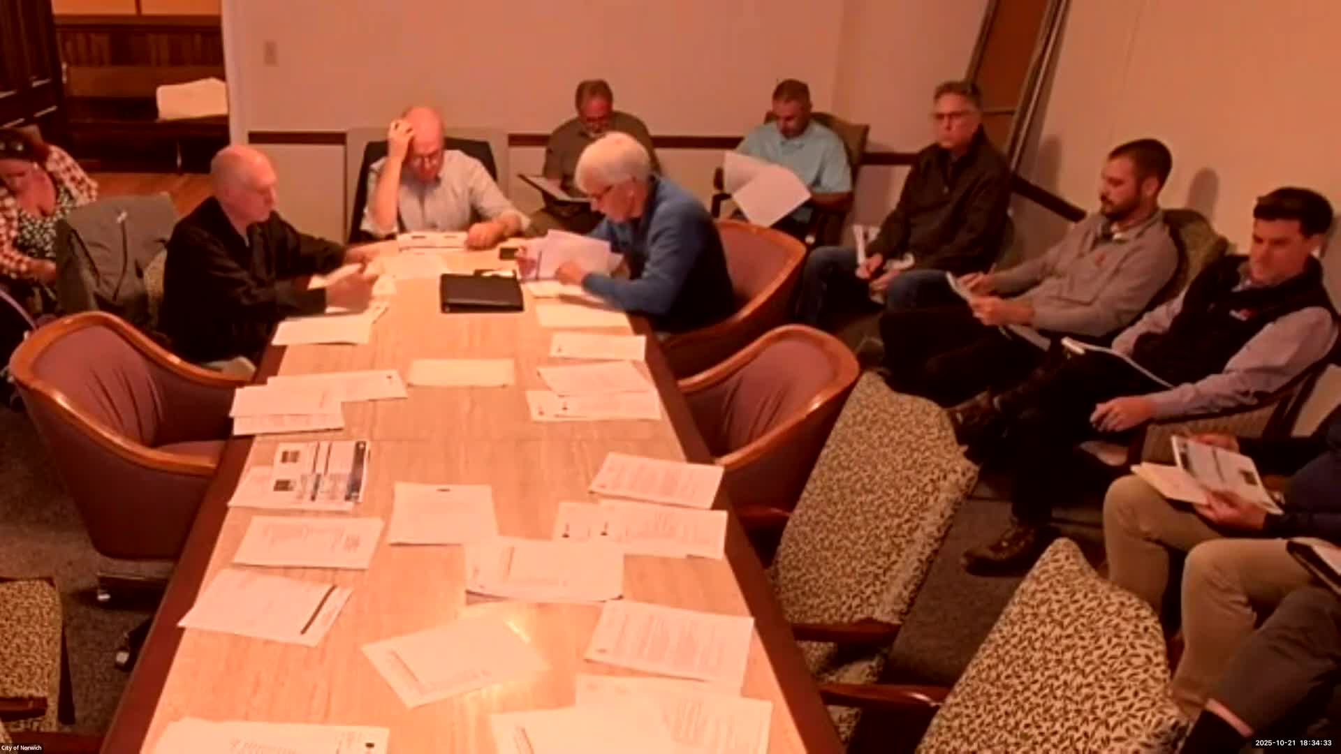 Norwich committee hears construction progress; beam-raising moved up after accelerated steel work