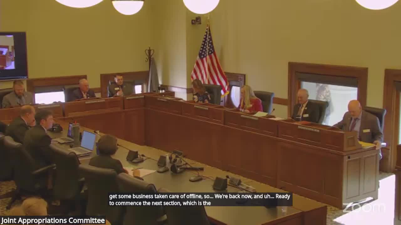 Appropriations committee votes to end Riverton State Office Task Force early, reappropriate leftover funds to reserve