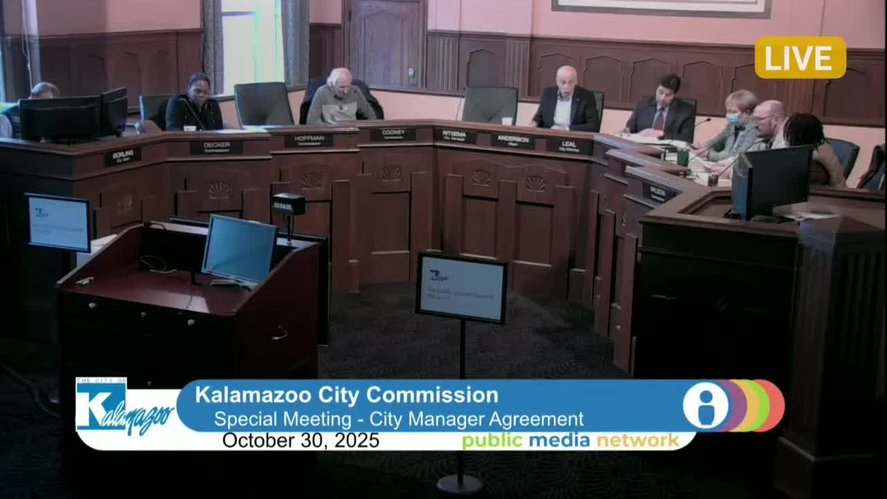 Kalamazoo City Commission approves employment agreement for Malcolm Hankins as city manager