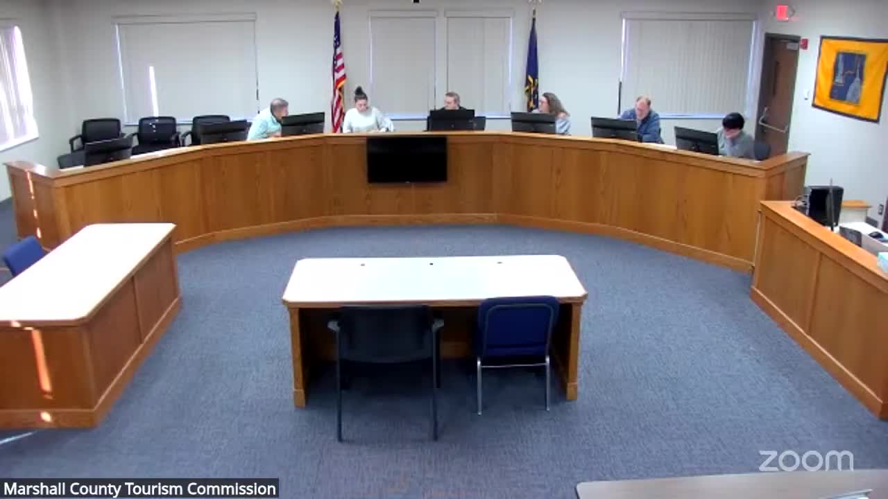 Marshall County tourism commission elects president, reviews accounts and approves transfers