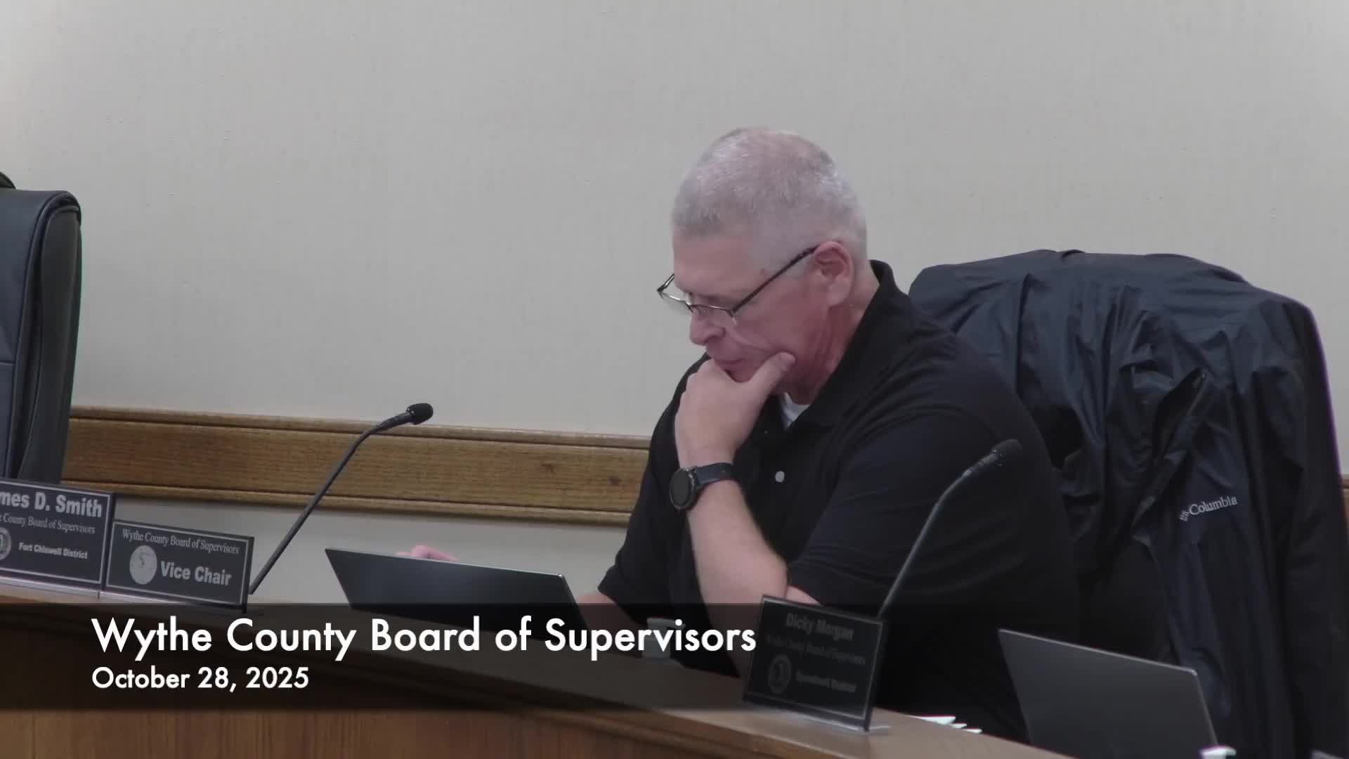 Votes at a glance: Wythe County Board approves routine invoices, consent items, health and grant agreements and sets public hearing