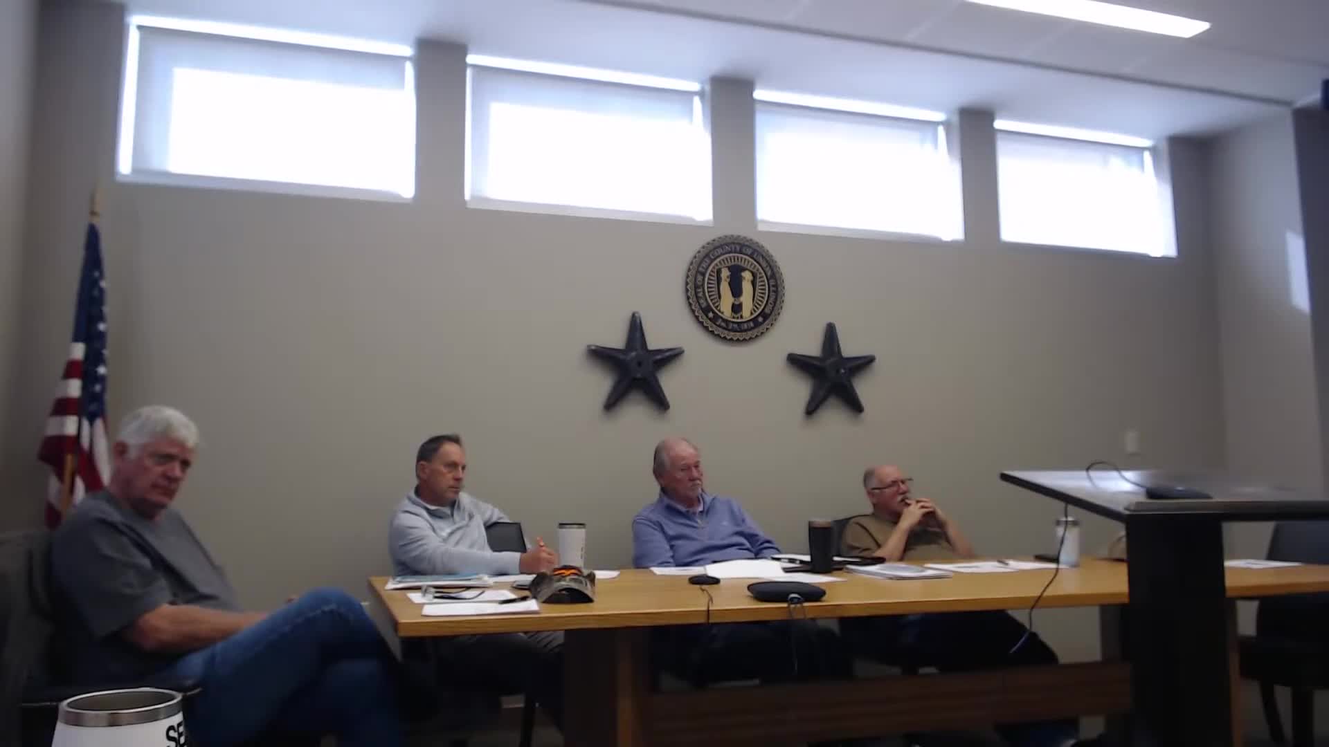 County staff seek funds to pave former highway yard and purchase snowplow attachment