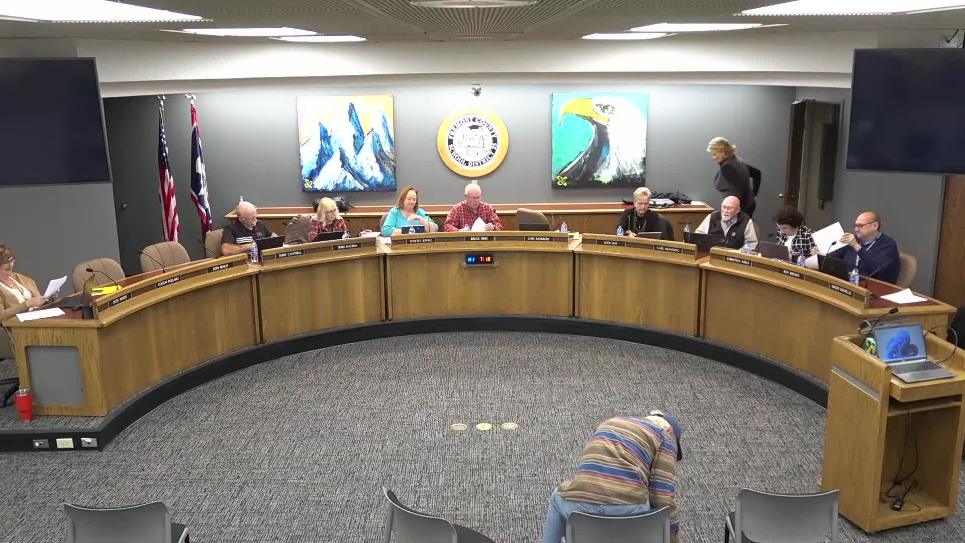 Board approves cybersecurity grant, ends administration of long-term care policy and declares surplus items