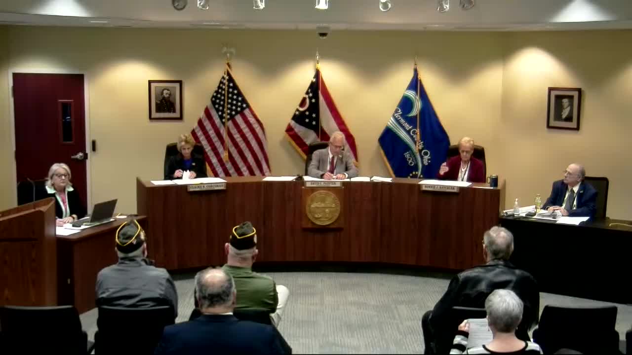 Votes at a glance: Clermont County commissioners approve vendor payments, grants, water easements and an ICE MOA designation