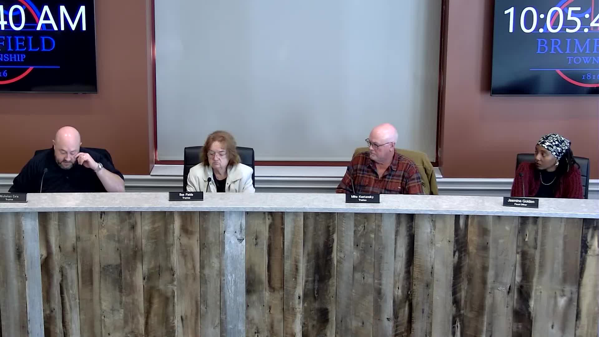 Board approves amended fire chief agreement and extends administrator contract after executive sessions