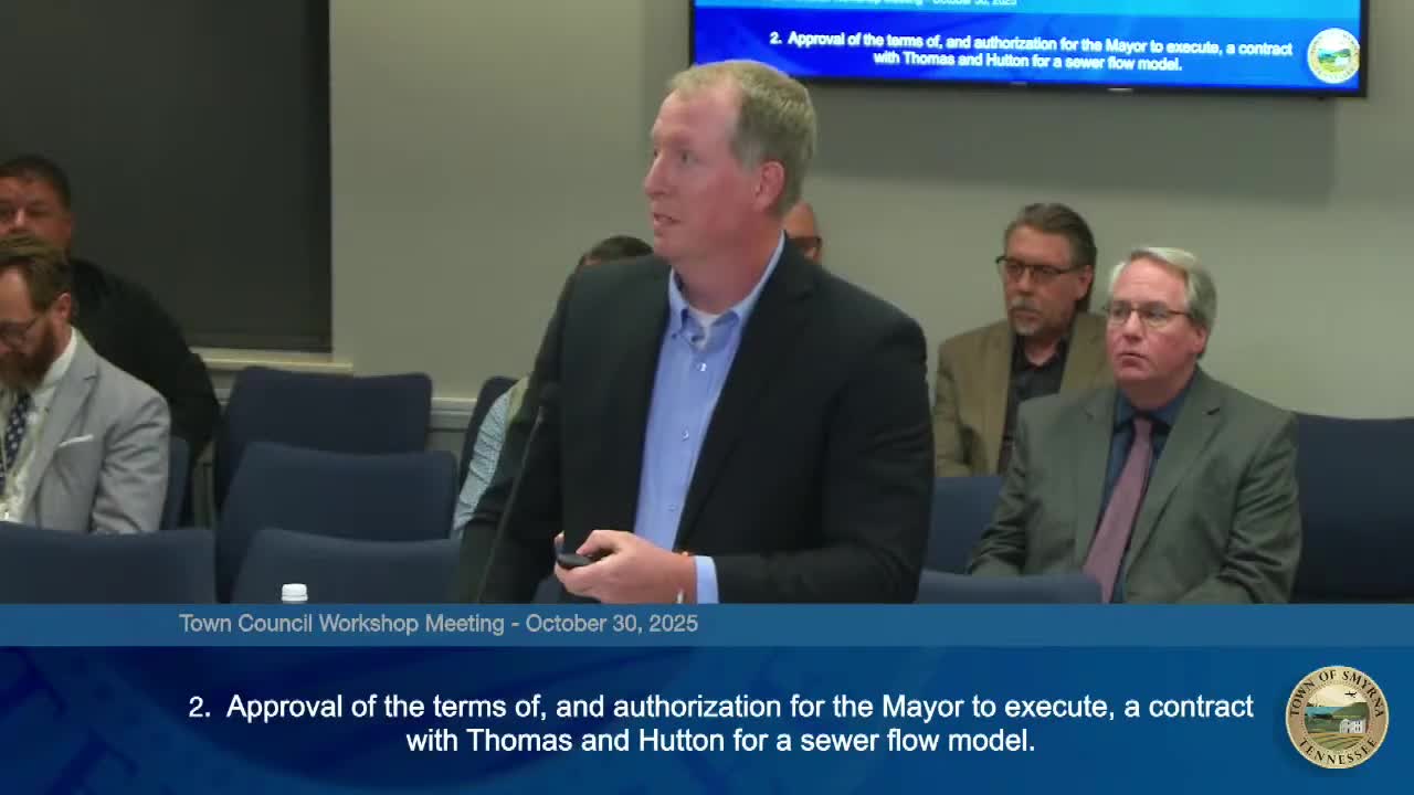 Consultants tell Smyrna council leak repairs and a sewer hydraulic model can delay costly plant expansion