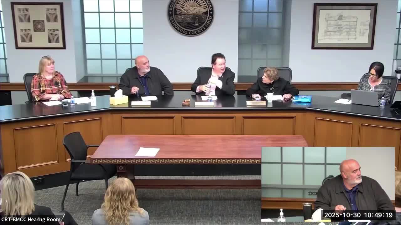 Commissioners highlight first-responder wellness center, Boardman stormwater park funded with ARPA and opioid-settlement dollars