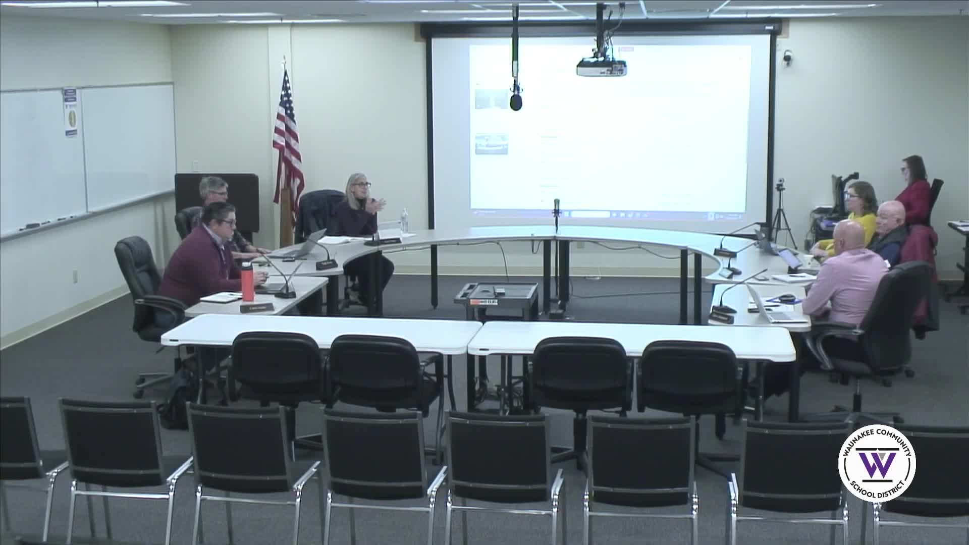 Waunakee board reviews short‑term high‑school plan; proposes South Campus use and scaled scope