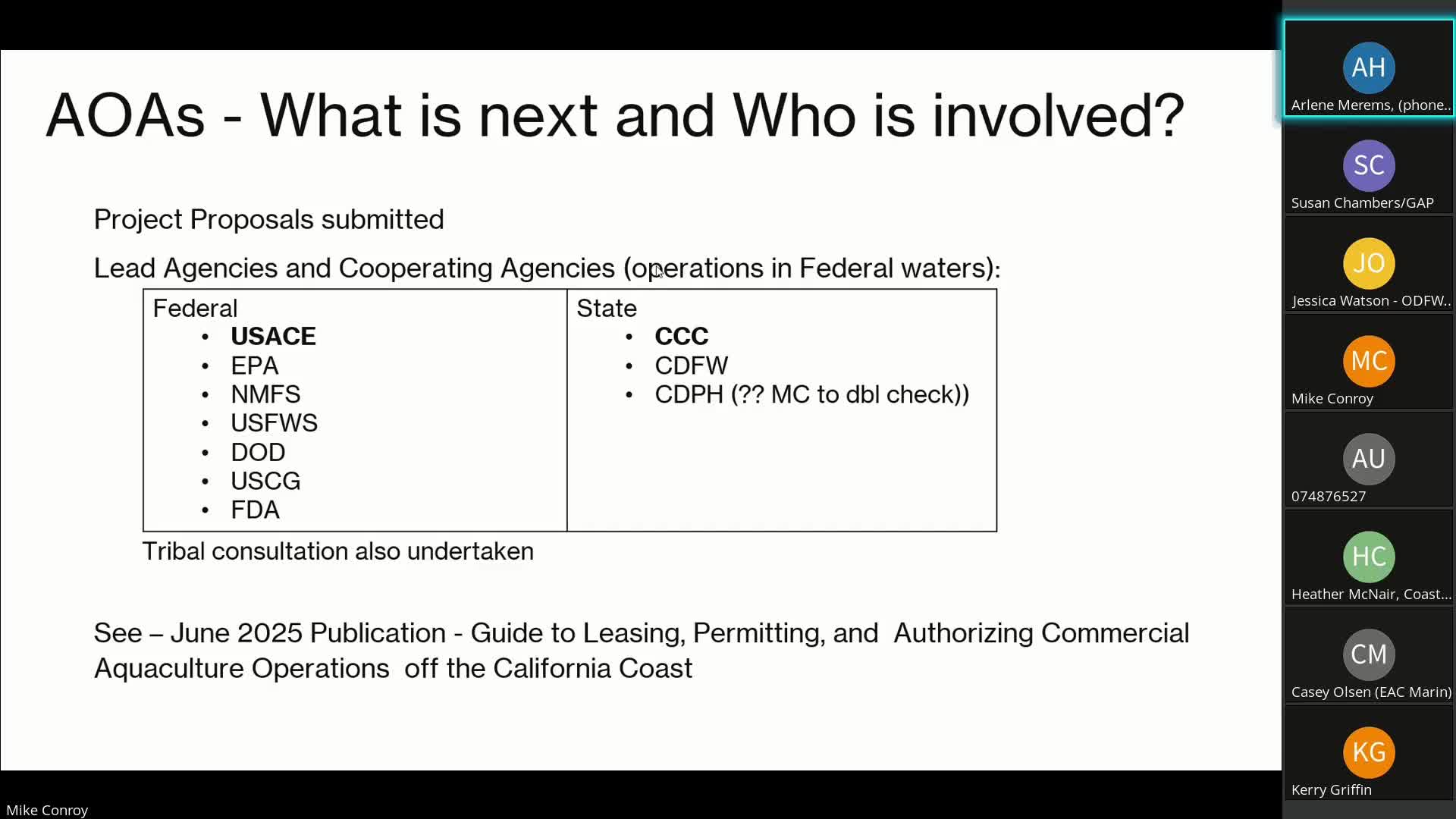 West Coast Ocean Alliance to pursue cumulative impacts needs assessment for regional ocean planning