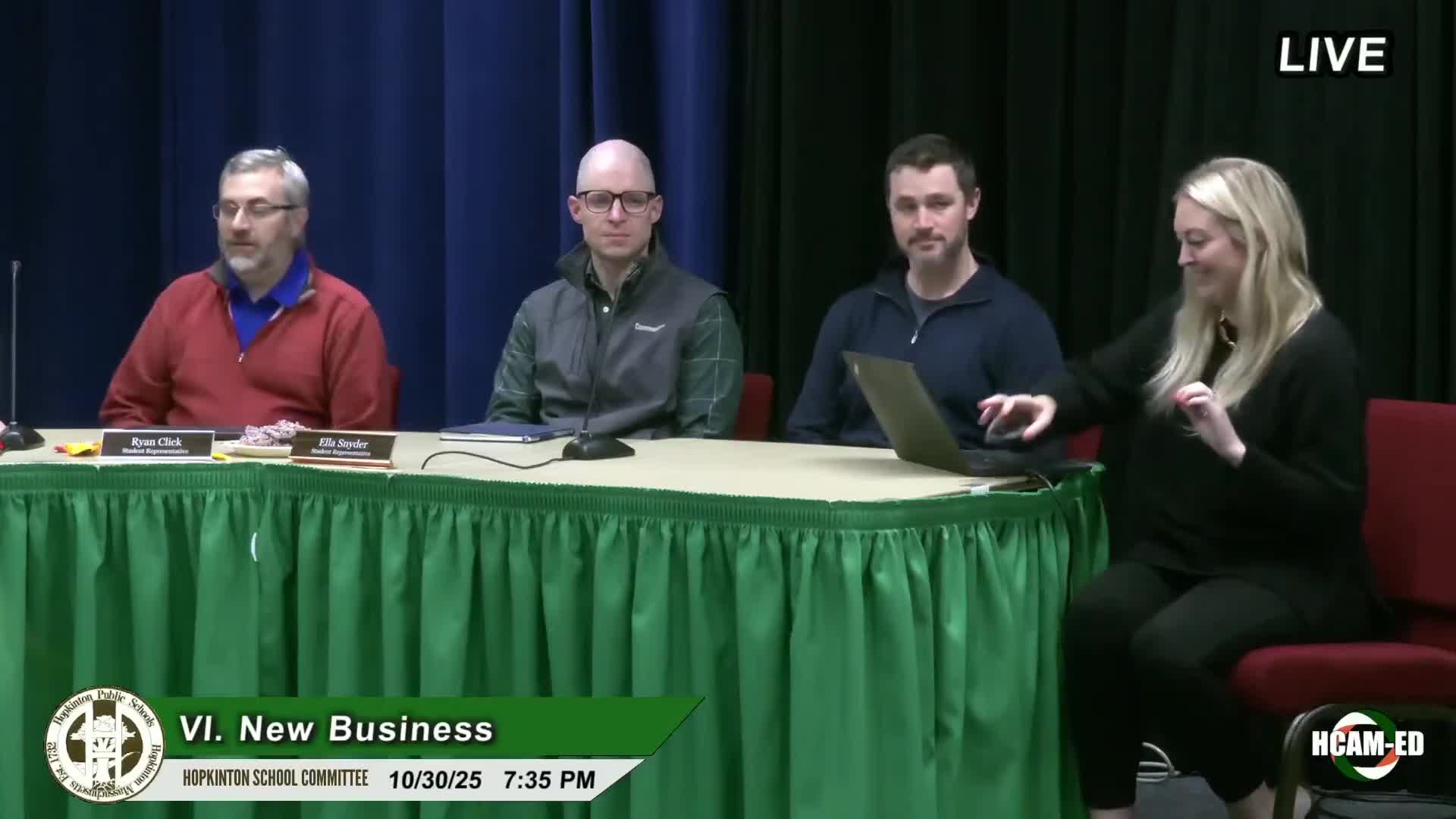 Hopkinton committee backs early takeover of Hopkins addition, extends temporary kitchen use