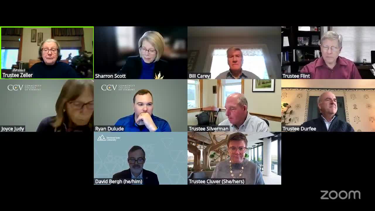 Vermont State Colleges audit committee accepts FY25 audited financial statements; single audit remains pending federal guidance