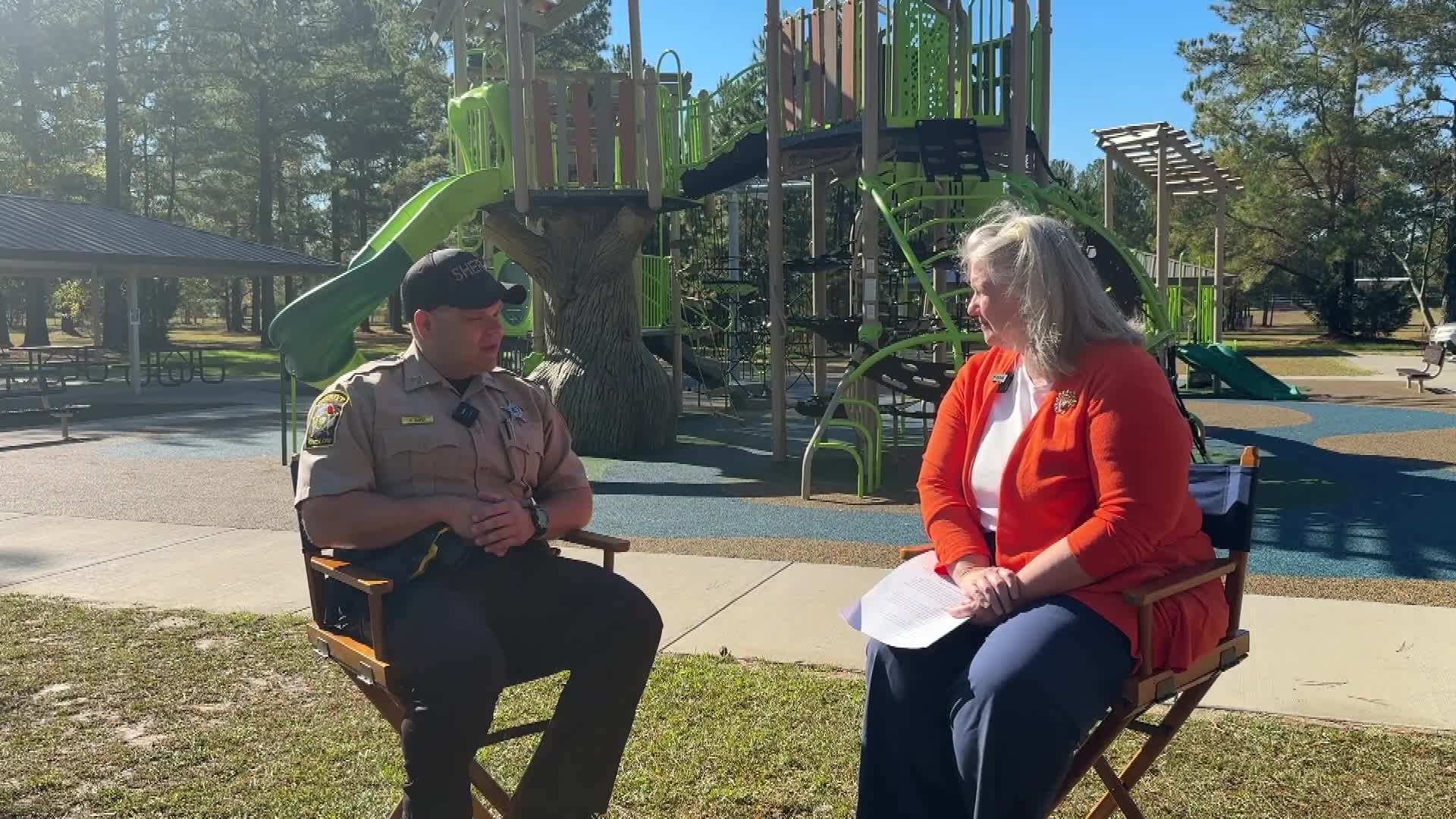 Sheriff's Office DWI task-force sergeant urges holiday caution: no drinking, no distracted driving, stop for buses