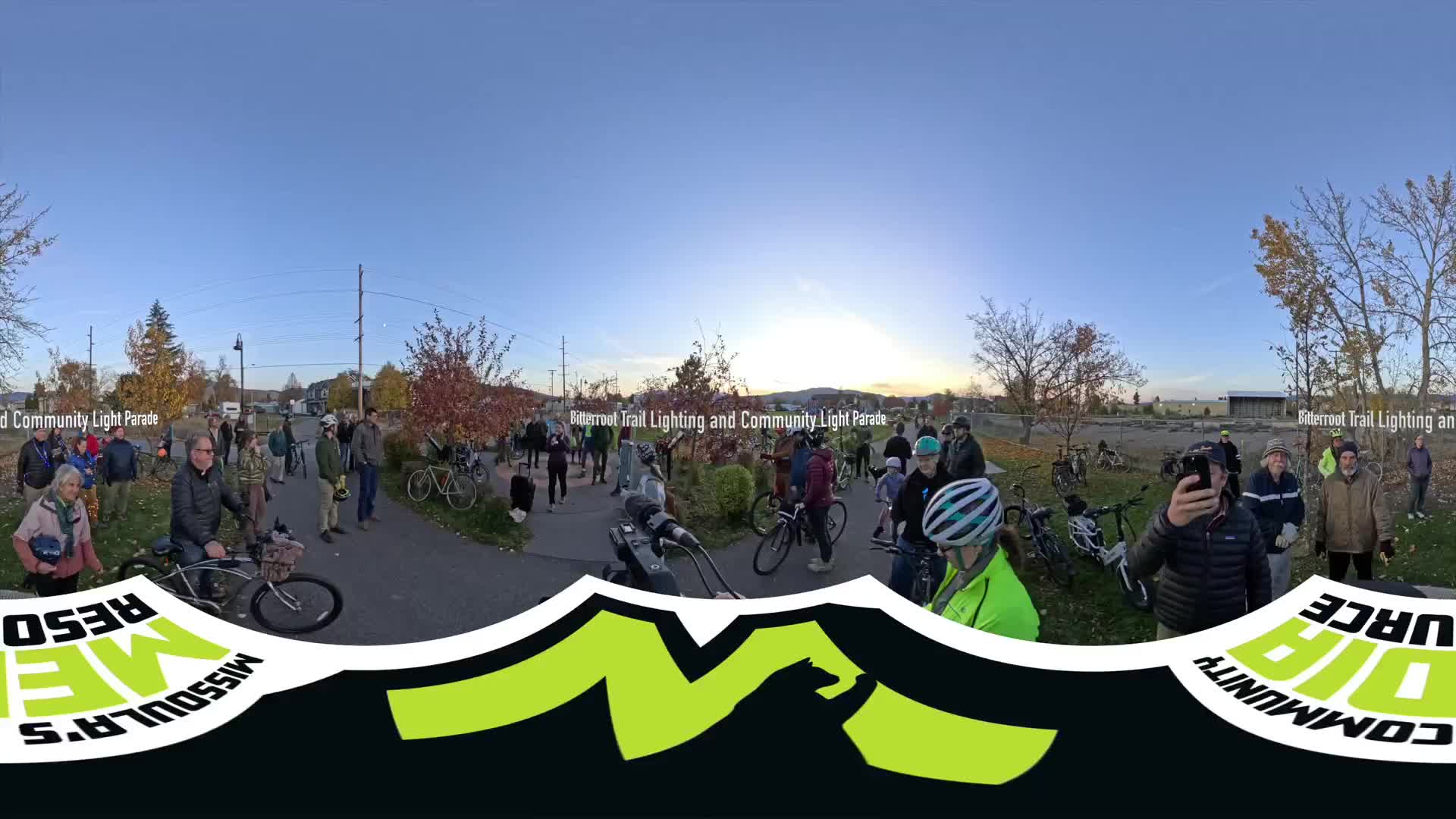 Missoula ceremonially lights Bitterroot Trail with about 182 fixtures to brighten three-mile commuter route