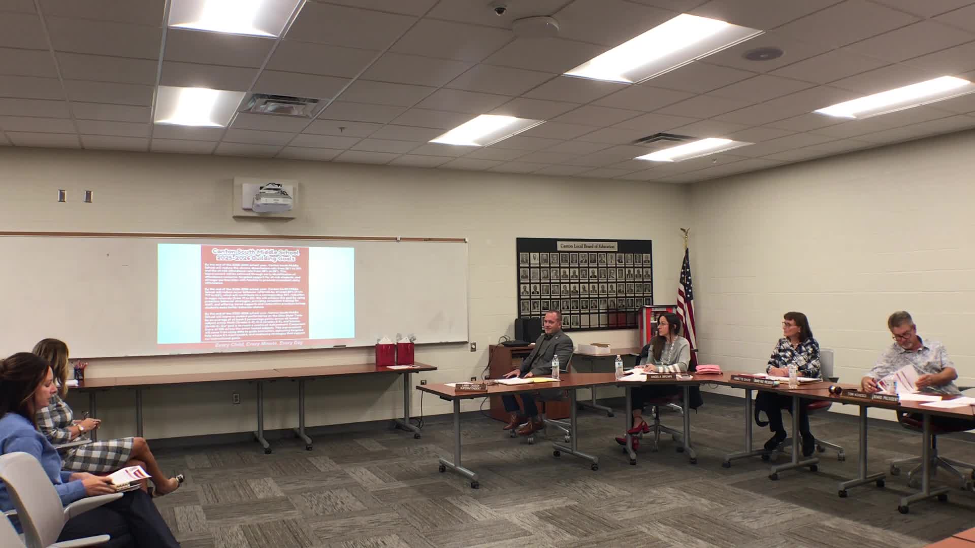 Middle school sets measurable attendance, behavior and achievement targets; CareerTech posts strong outcomes