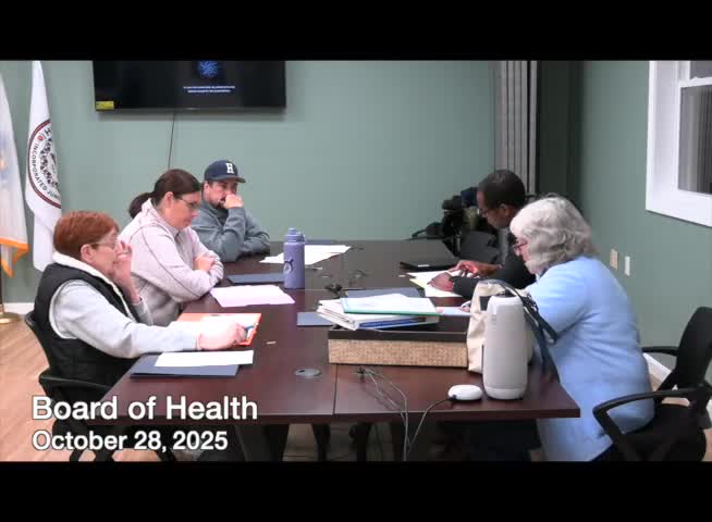 Hubbardston board reviews soil-suitability paperwork for 43 Birches Road, stresses SOPs