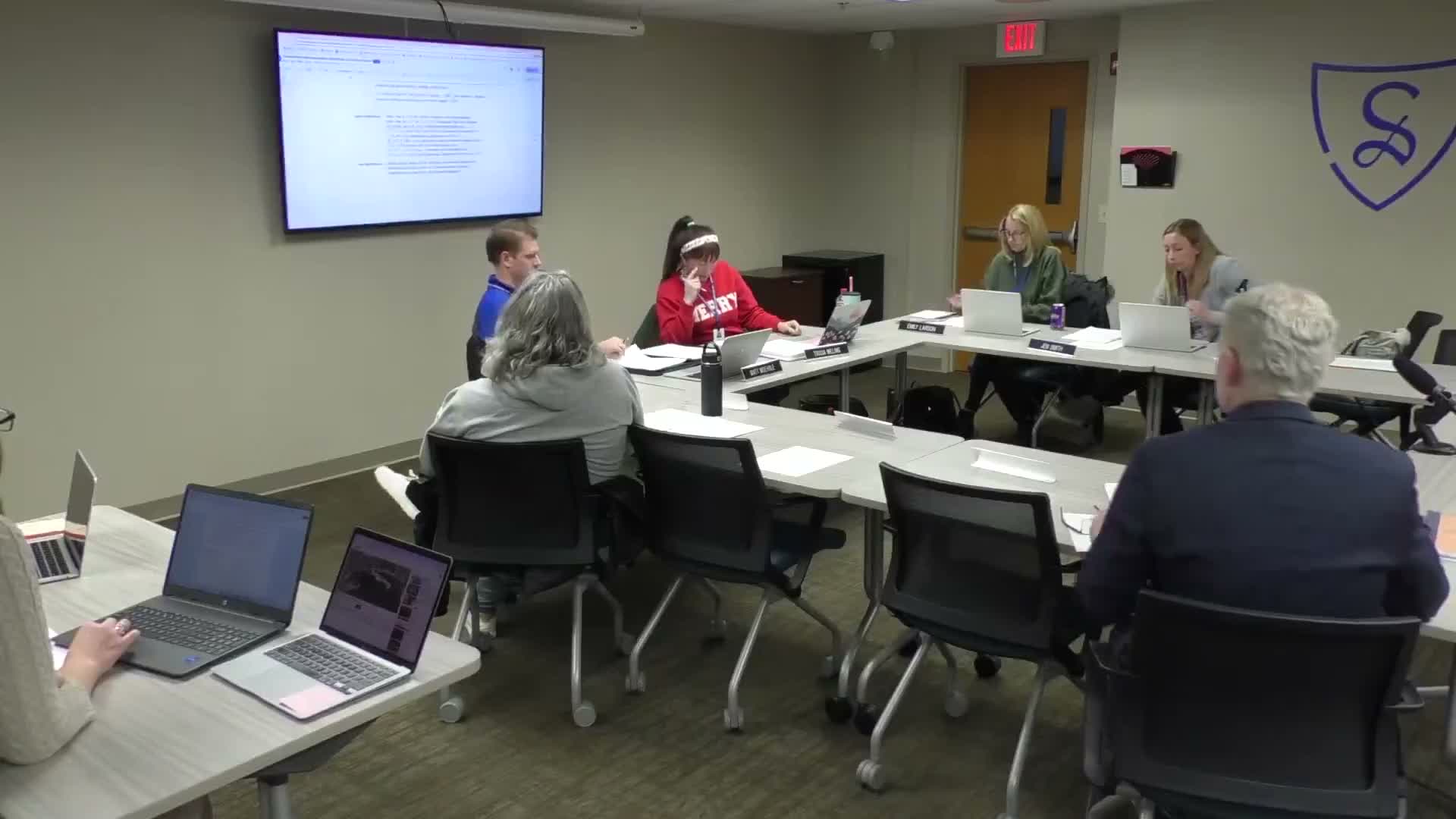 Board seeks tentative 2025 meeting dates, weighs intergovernmental partner forum and more frequent school security updates