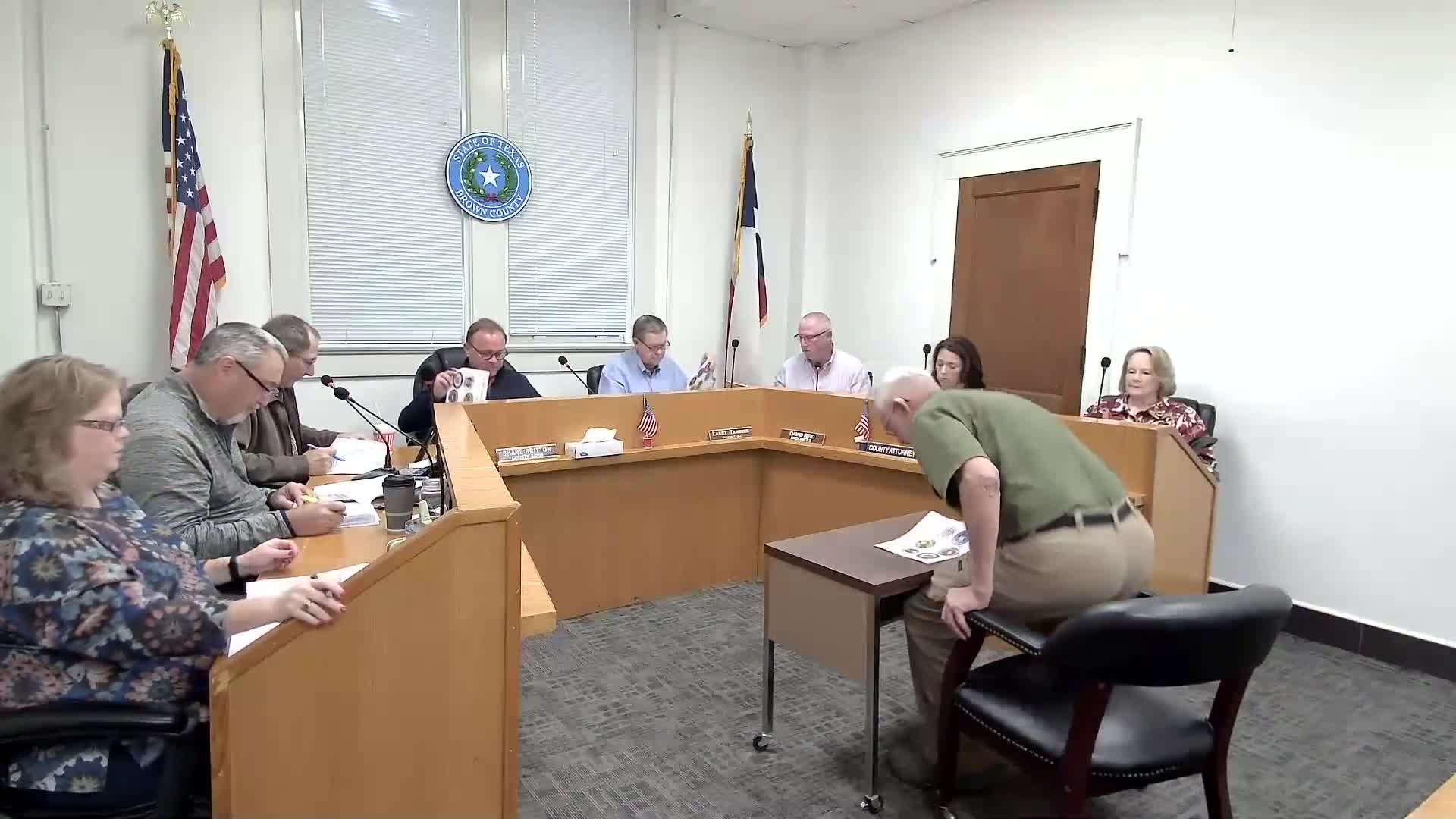 Brown County staff report steady veteran-clinic usage, higher federal benefit returns