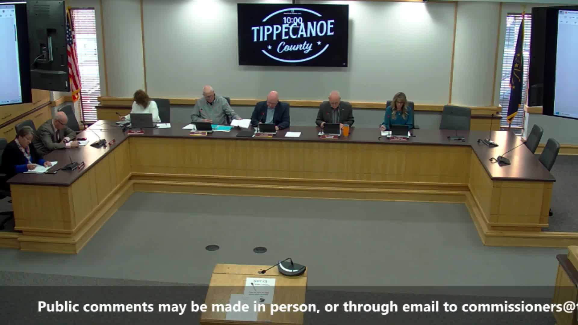 Tippecanoe County commissioners approve minutes, payroll, insurance renewals, contracts, loans and grants
