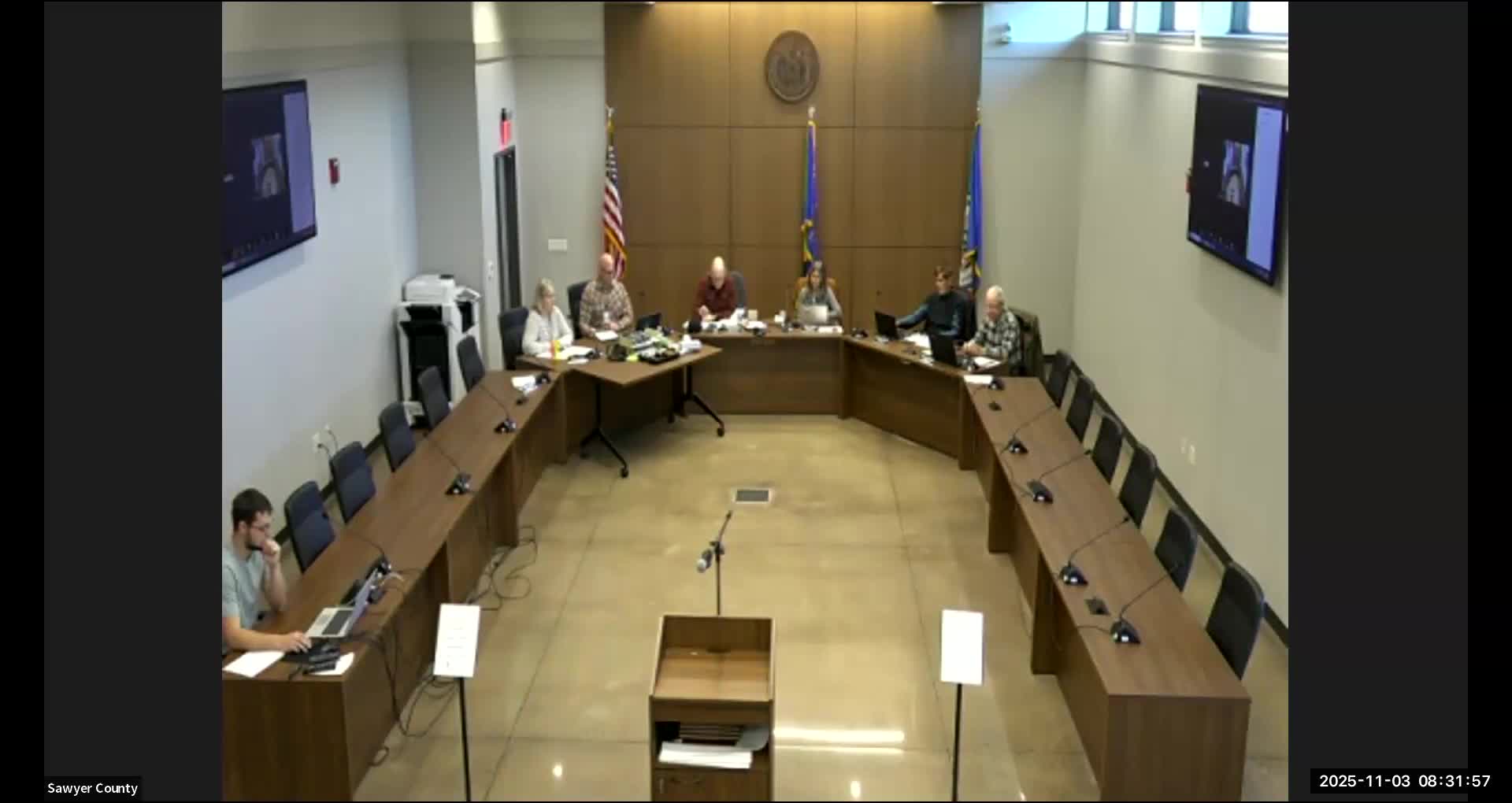 Sawyer County meeting approves prior minutes; receives reports from extension and economic development