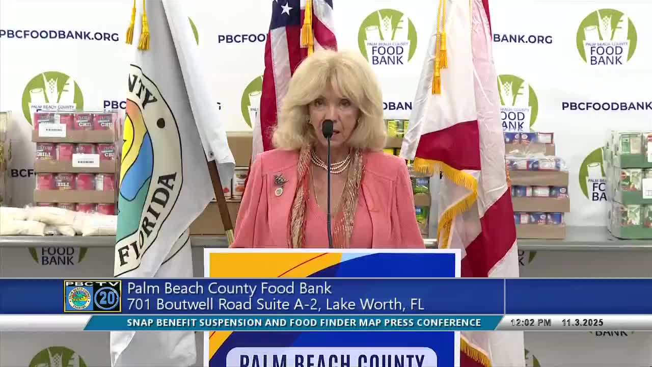 Palm Beach County officials, United Way and food bank mobilize as SNAP benefits pause risks food access for about 170,000 residents