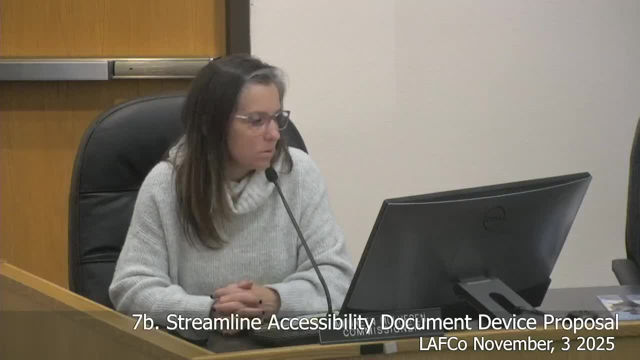 Mendocino LAFCO approves Streamline Doc Access to meet new ADA document standards; budget amendment to follow