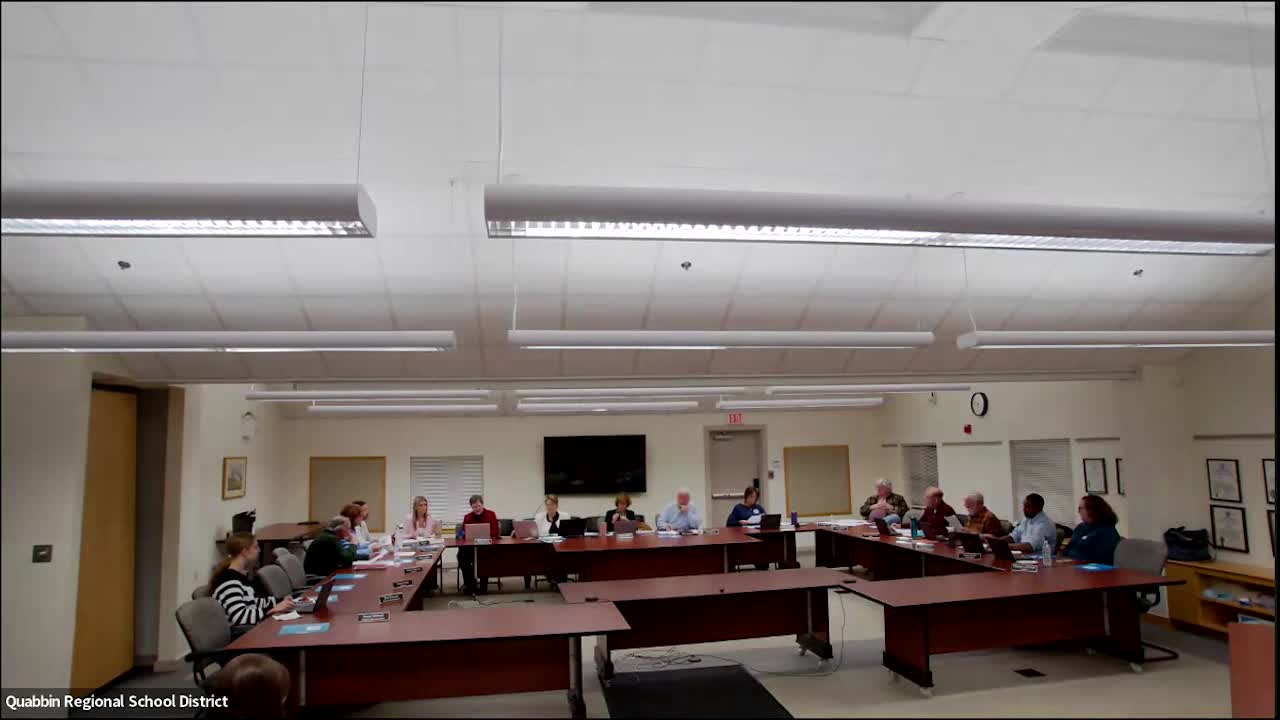 Quabbin panel approves three‑year contract for new school business administrator