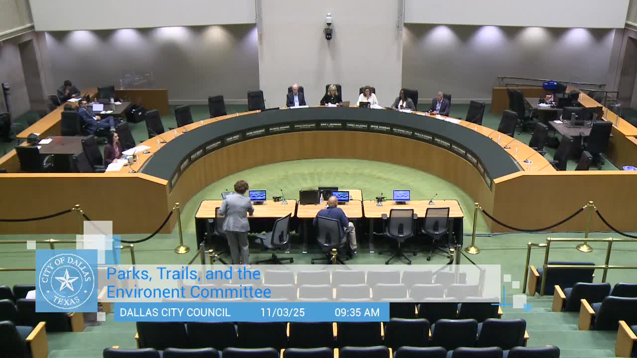 Dallas staff propose narrower parkland zones and higher fees; council to consider ordinance Nov. 12