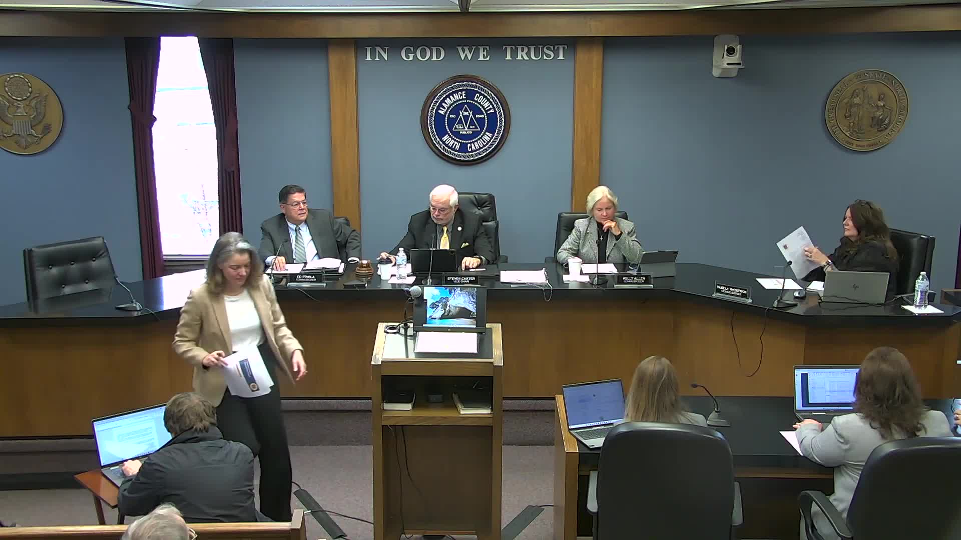 Board enters closed session to consult county attorney about demand letter from Alamance News