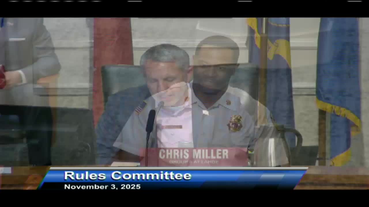 Rules Committee confirms JFRD training chief and several reappointments