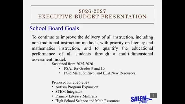Salem proposes autism program staffing expansion, stops short of adding a classroom for 2026�27