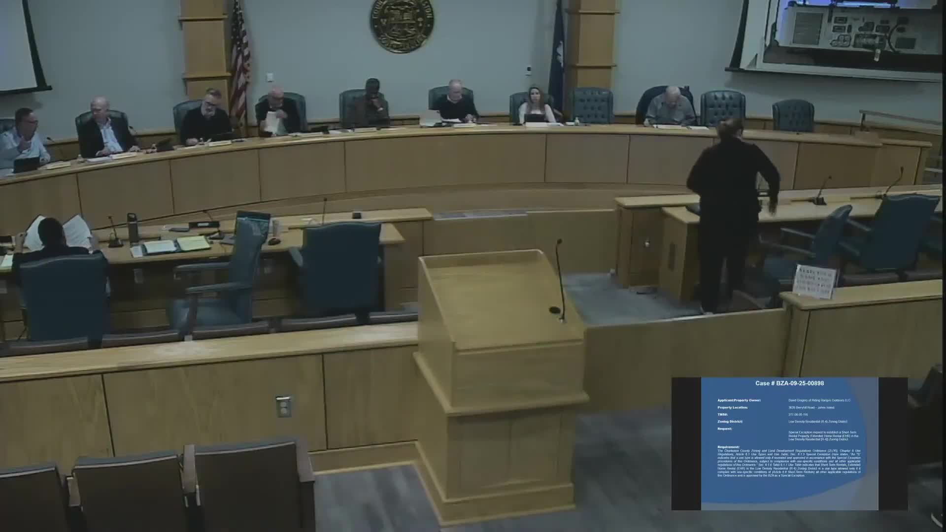 Board approves extended home rental at 3626 Berryhill Road with conditions