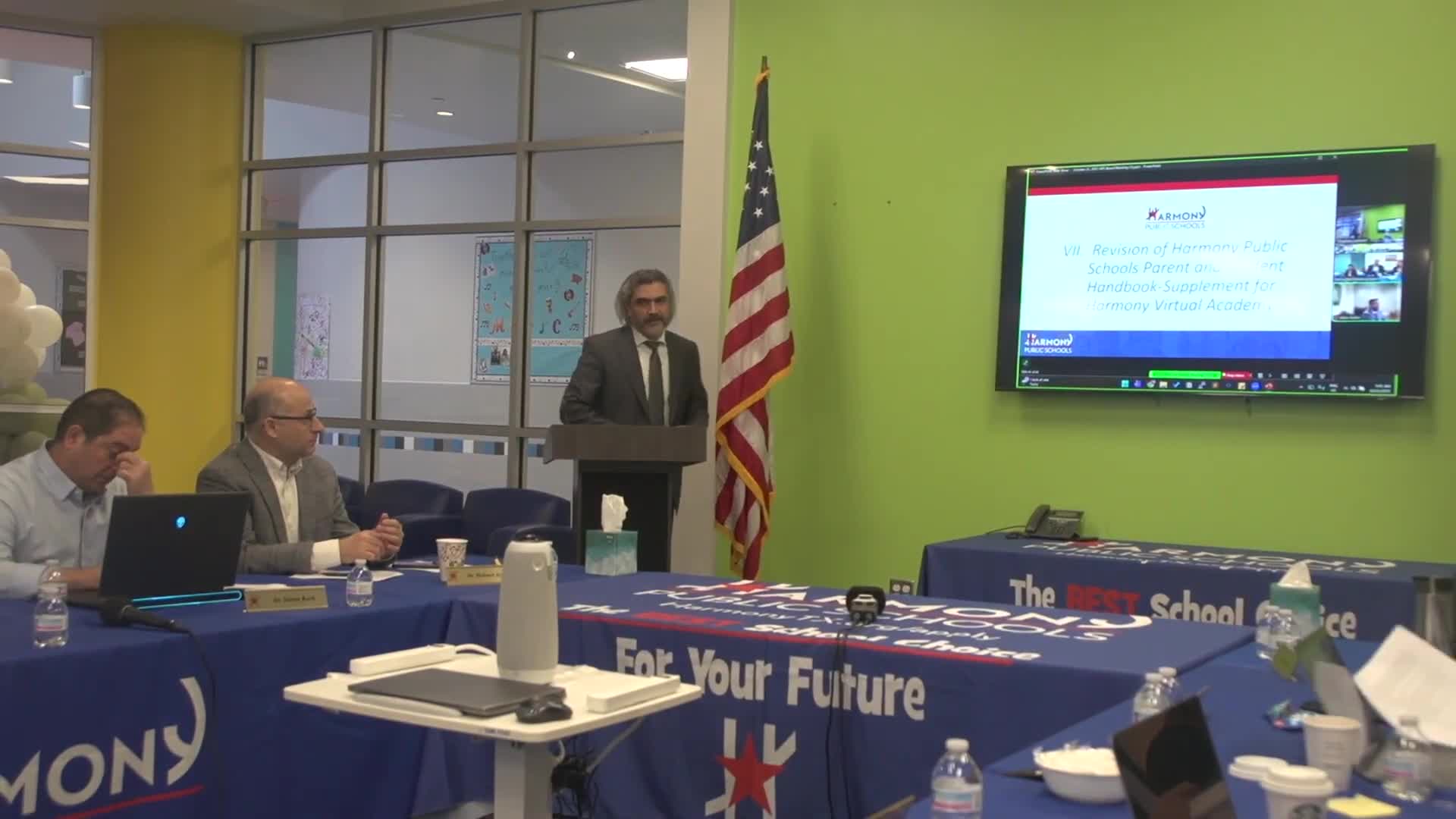 Board approves revisions to Harmony Virtual Academy handbook after state virtual-education changes