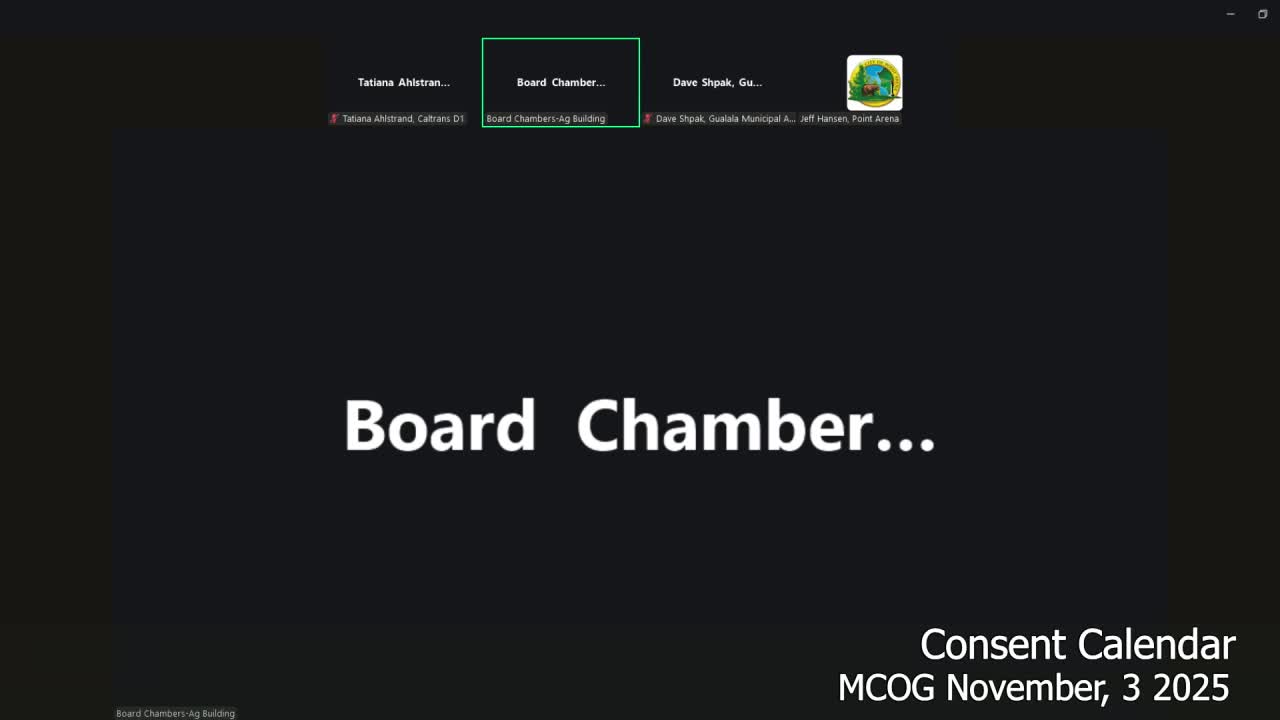 MCOG staff schedules December adoption of final RTIP; RTP/ATP public draft remains open through Nov. 5